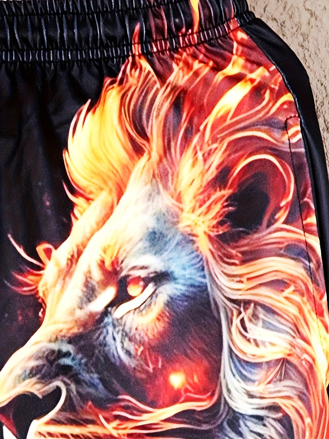 Spring And Autumn Men'S Tracksuit 3D Ferocious Lion Print Hoodies Sweatshirts Pants Sets Casual Mens Clothing Essentials Hoody