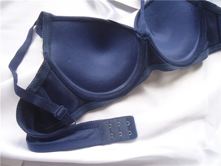 Underwear For Women Sexy  Lace Push Up Bralette Section Breathable Female Large Underwear Set  Plus Size Lingerie Bra