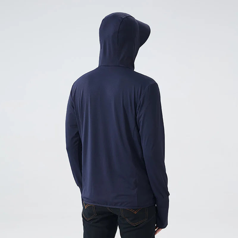 Summer UPF 50+ UV Sun Protection Skin Coats Men Ultra-Light Sportswear Hooded Outwear Men Windbreaker Casual Jackets