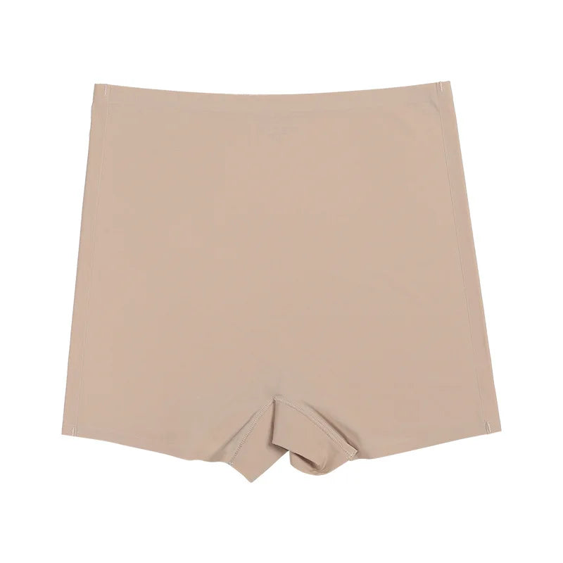 Flarixa Safety Pants High Waist Women's Shorts Under The Skirt Ice Silk Seamless Panties Breathable Boxer Briefs Cycling Shorts