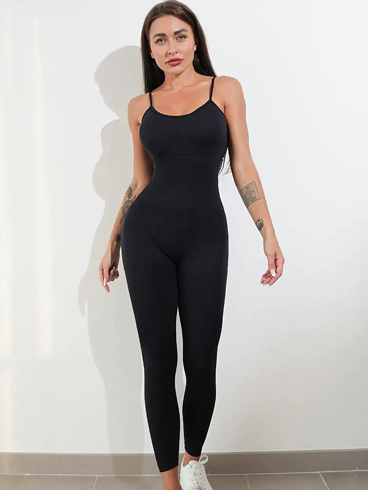 Women's Chic Spaghetti Strap Unitard