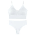 Women Underwear Set Wireless Lingerie Panties Bra Sexy G-String Seamless Tank Crop Top Brassiere New