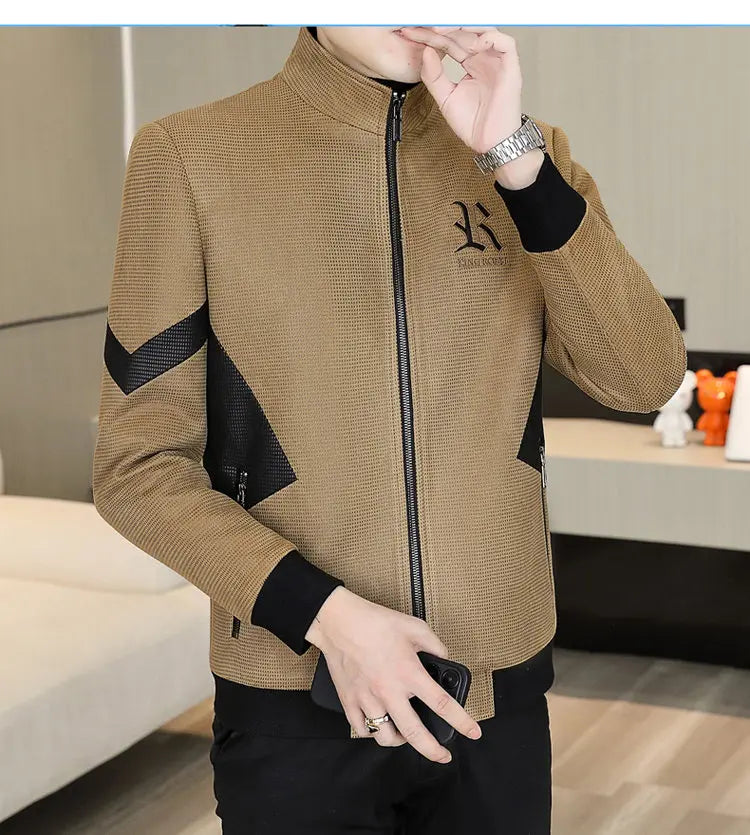 Autumn Winter Mens New Jackets Men Thicken Wool Liner Jacket Fleece Warm lapel Men Coats Casual Streetwear Outwear