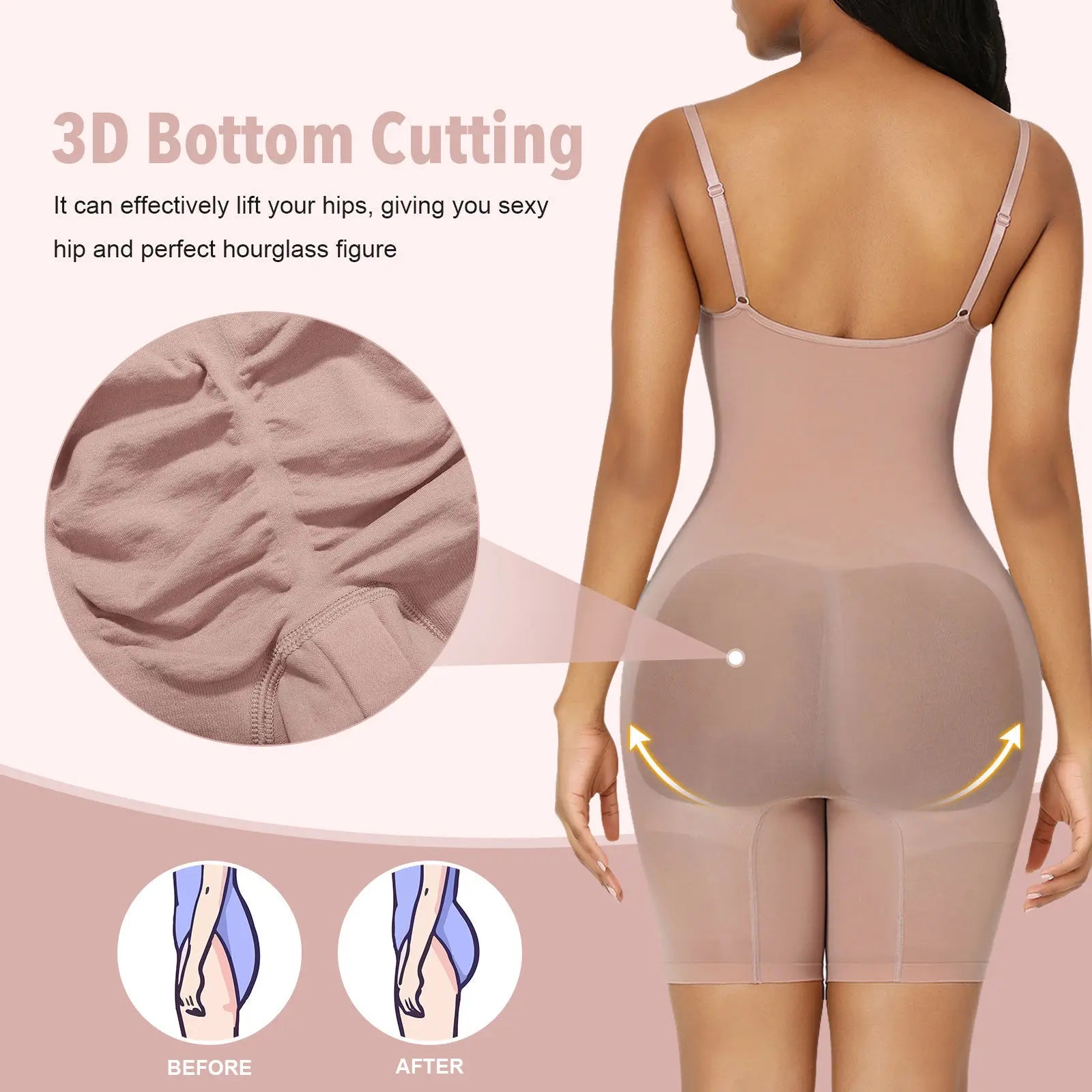 Shapewear Bodysuit Full Body Shaper For Women Waist Shaper Bodysuit Push Up Corset Waist Trainer Tummy Control Underwear