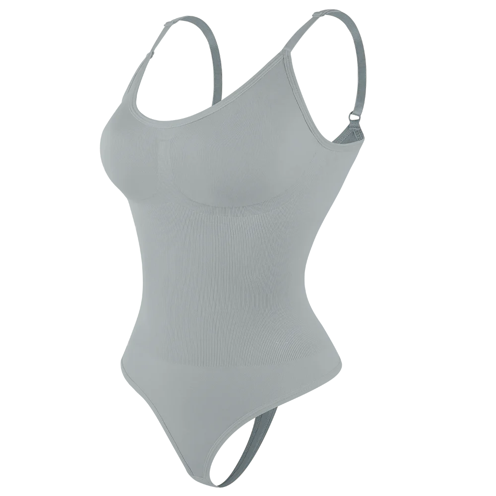 Bodysuit Women Shapewear Tummy Control Butt Lifter Body Shaper Smooth Invisible Under Dress Slimming Underwear Low Neck Jumpsuit