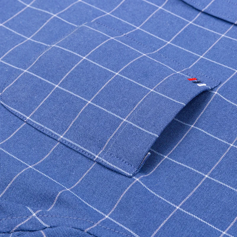 Casual Pure Cotton Oxford Mens Shirts Long Sleeve Plain Soild Regular Fit Fashion Button Man Dress Shirts
