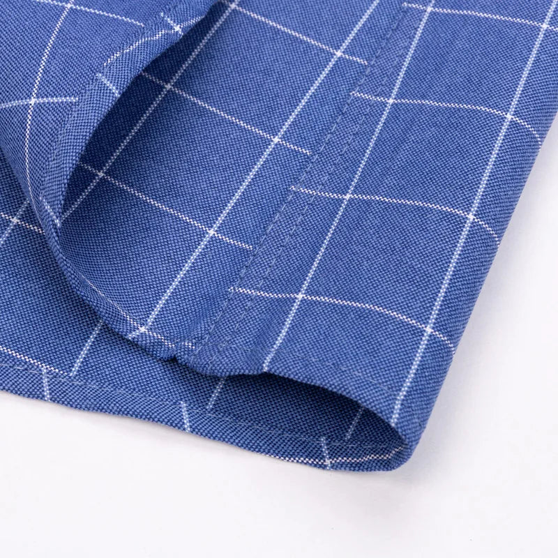 Casual Pure Cotton Oxford Mens Shirts Long Sleeve Plain Soild Regular Fit Fashion Button Man Dress Shirts