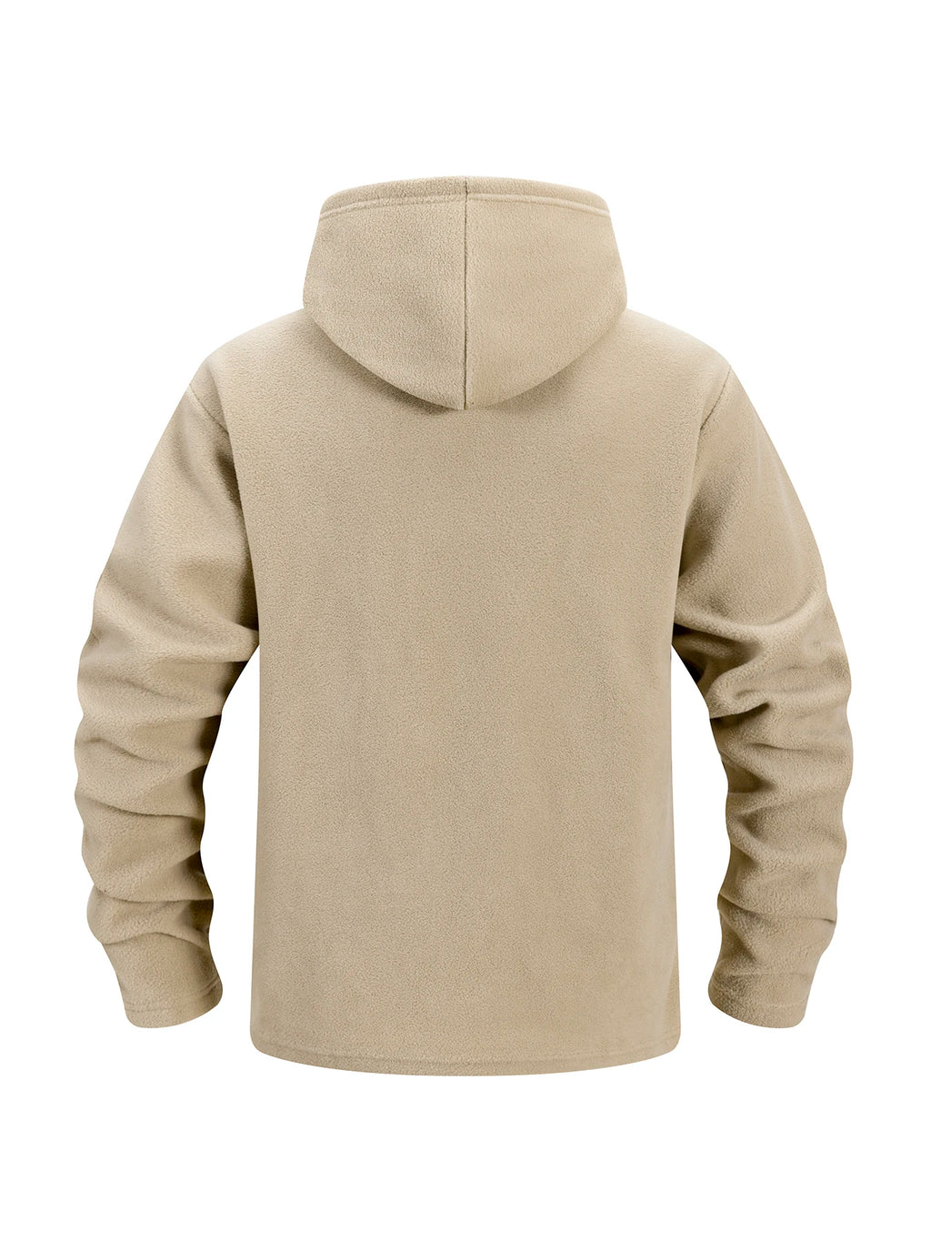 Men's Hooded Jacket Coat  Autumn Men Outdoor Hiking Biking Training Outwear Full-Zip Up Windproof Hooded Warm Work Coat