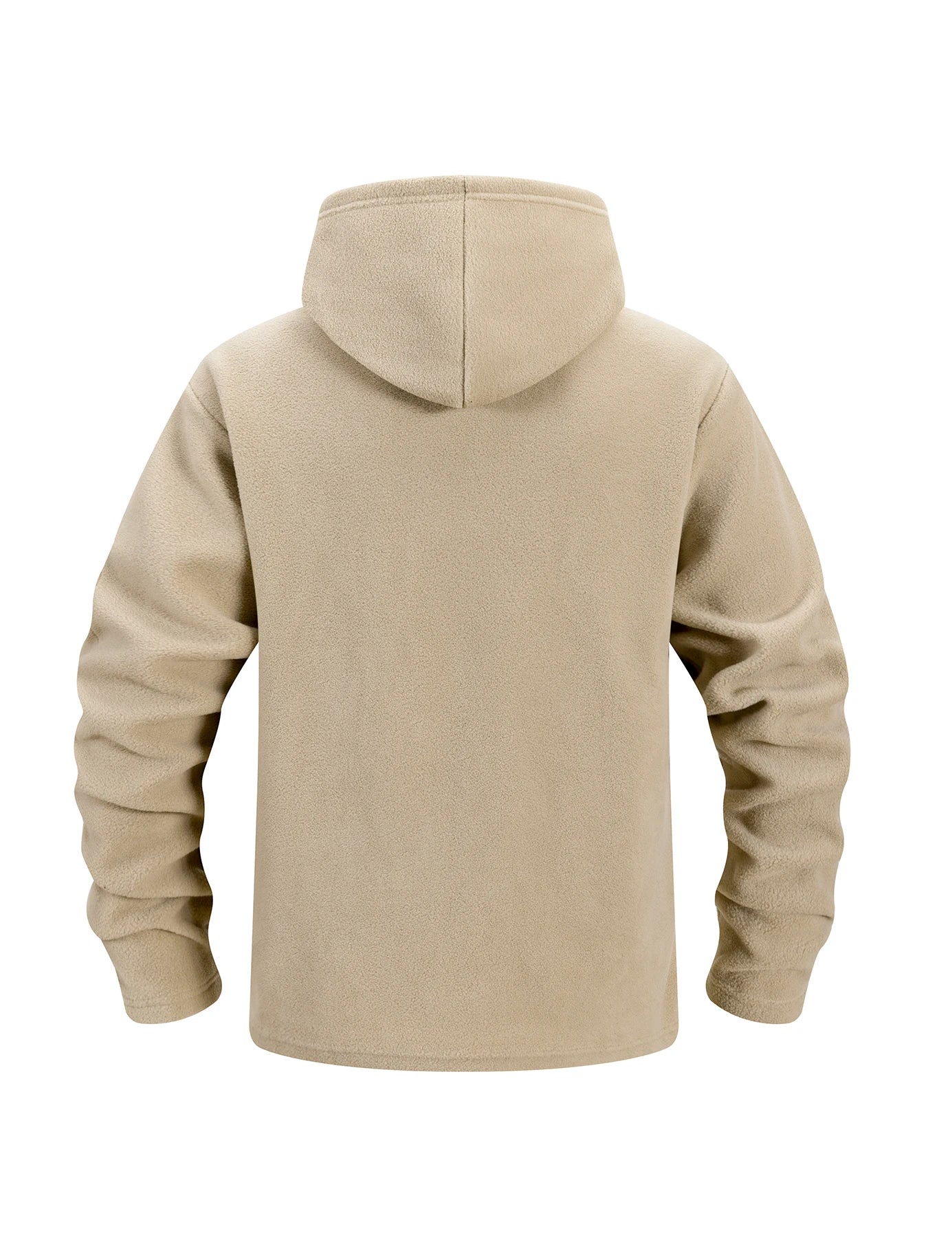 Men's Hooded Jacket Coat  Autumn Men Outdoor Hiking Biking Training Outwear Full-Zip Up Windproof Hooded Warm Work Coat