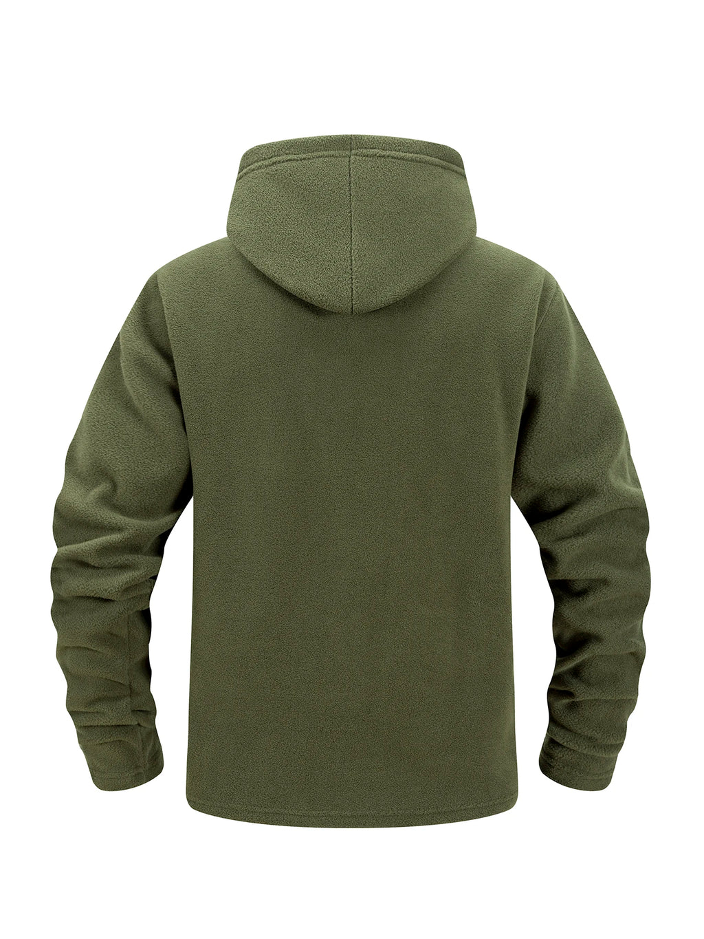 Men's Hooded Jacket Coat  Autumn Men Outdoor Hiking Biking Training Outwear Full-Zip Up Windproof Hooded Warm Work Coat