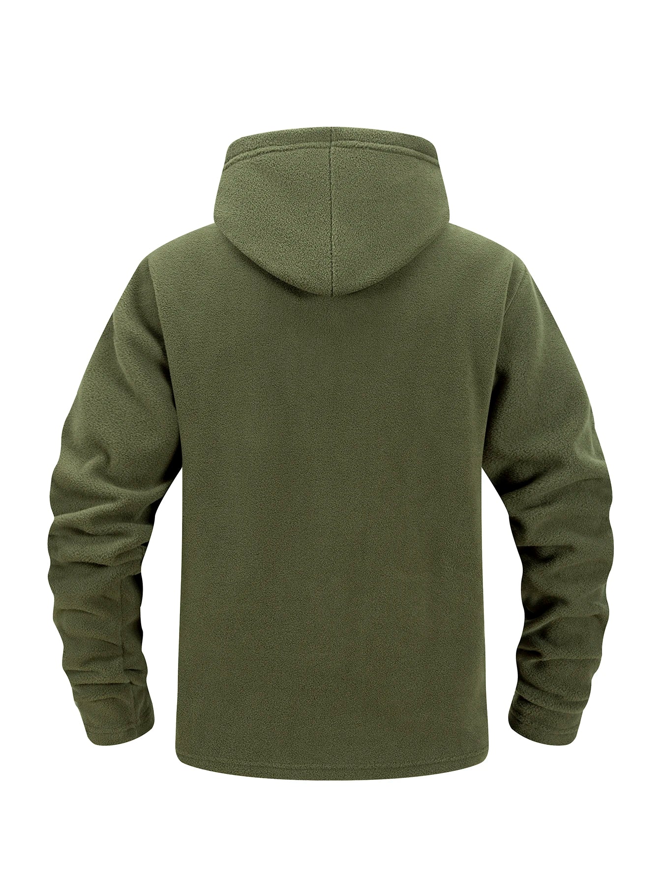 Men's Hooded Jacket Coat  Autumn Men Outdoor Hiking Biking Training Outwear Full-Zip Up Windproof Hooded Warm Work Coat