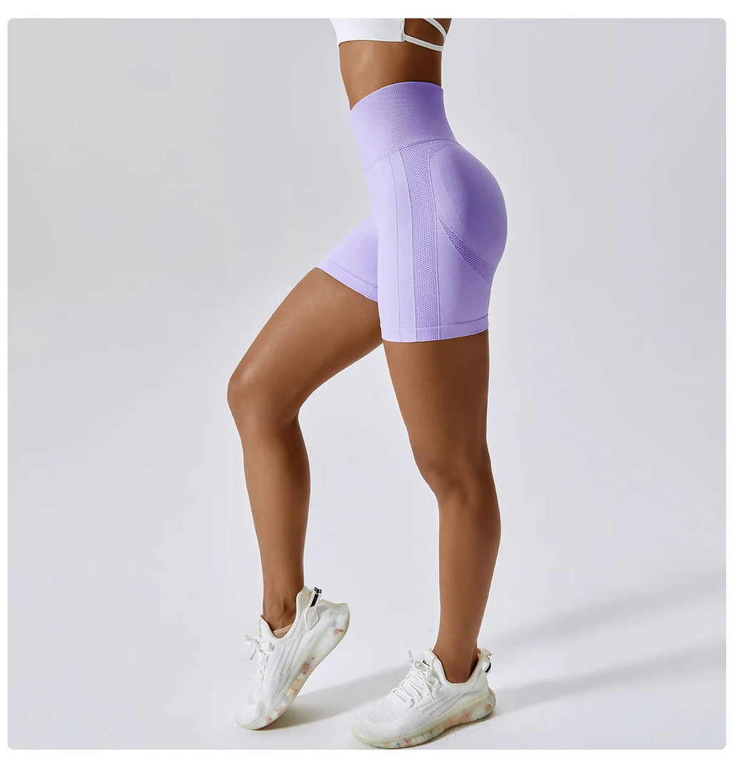 Women Shorts Seamless Sports Shorts For Women Cycling Jogging Fitness High Waist Push Up Gym Shorts Leggings Women Yoga Clothing