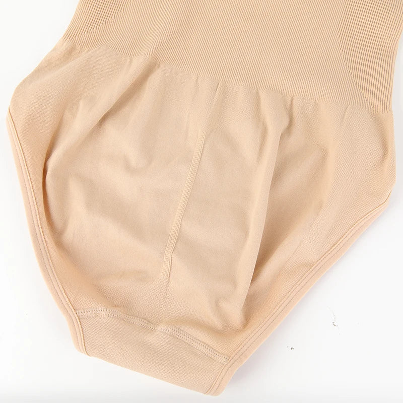 Low Back Bodysuits Shapewear for Women Open Crotch Body Shaper Seamless Tummy Control Push Up Corset Tank Top Backless Underwear