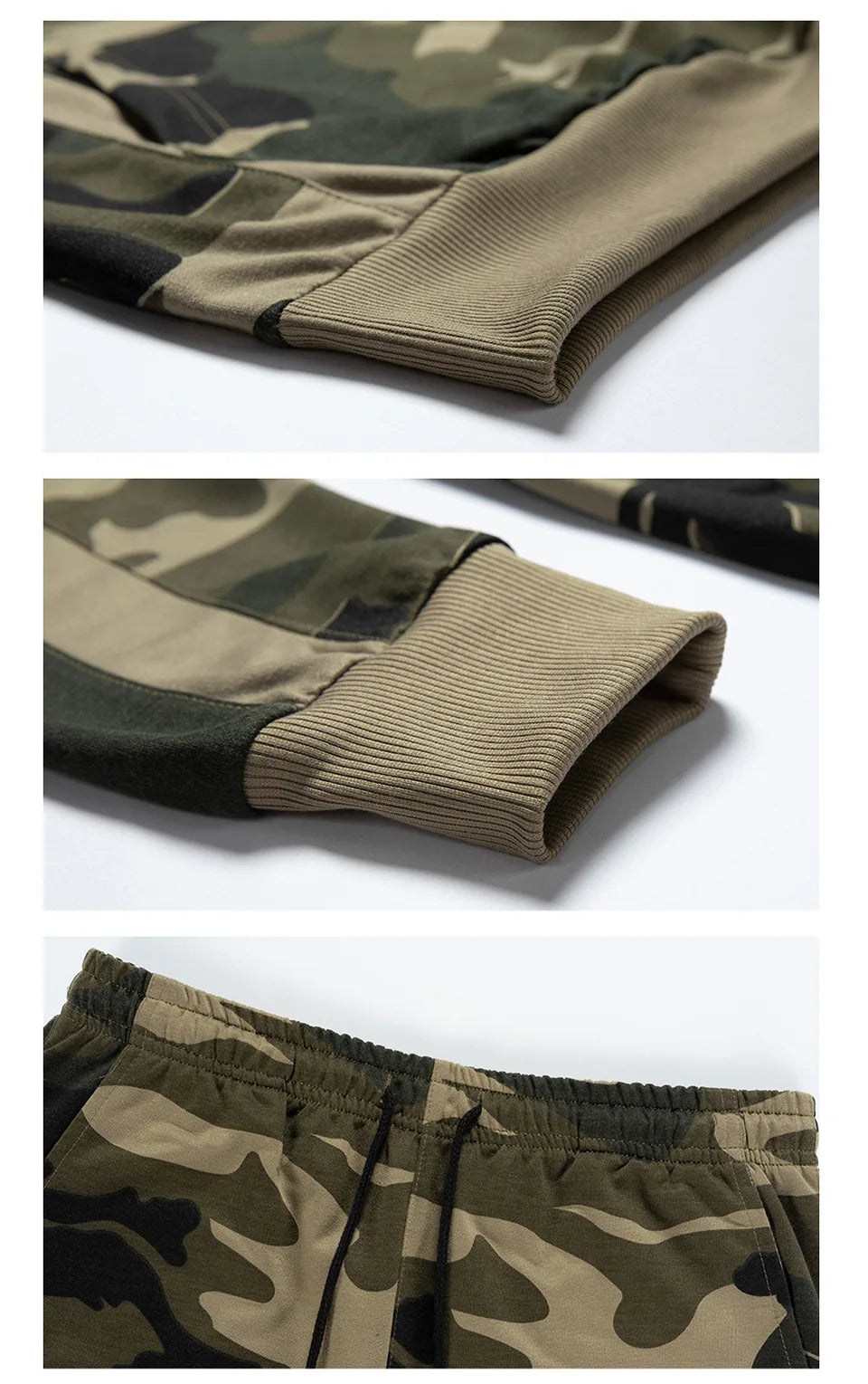 2025 Men's Autumn Winter Sport Casual Sets Camouflage Pullover Hoodies and Pants Two Pieces Street Loose Harajuku Men Tracksuits
