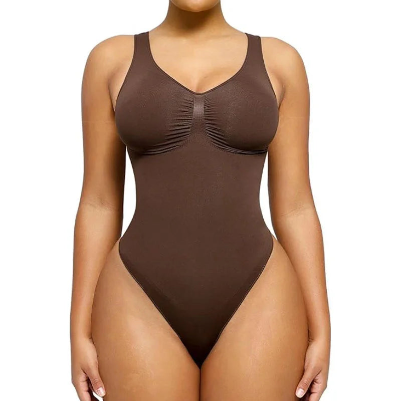 Dimmkof Wide Straps Tank Top Shaper Bodysuit Shapewear Tummy Control Tanks Bodysuit Body Shaper Top Going Out Shaper Bodysuits
