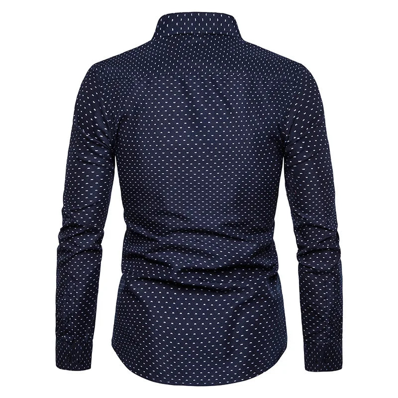 209 Korean Slim Fit Long Sve Dr irt Men's Faion Casual Slim Fit irt Floral Print Summer Thin Fabric irt