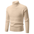 New Turtleneck Sweater Casual Men's Rollneck Knitted Pullover Sweater Keep Warm Men Jumper Woolen Sweater Winter Streetwear