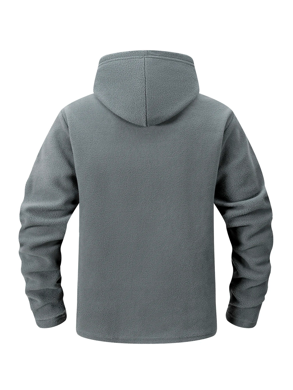 Men's Hooded Jacket Coat  Autumn Men Outdoor Hiking Biking Training Outwear Full-Zip Up Windproof Hooded Warm Work Coat