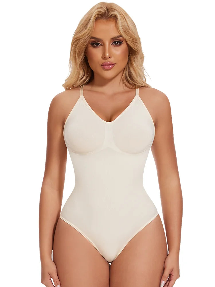 Bodysuit Shapewear Women Full Body Shaper Tummy Control Butt Lifter Corset Tank Tops Abdomen Slimming Waist Trainer Underwear