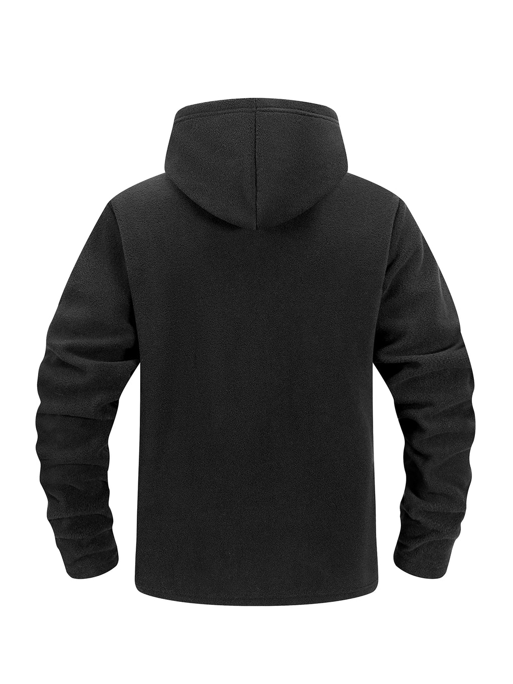 Men's Hooded Jacket Coat  Autumn Men Outdoor Hiking Biking Training Outwear Full-Zip Up Windproof Hooded Warm Work Coat