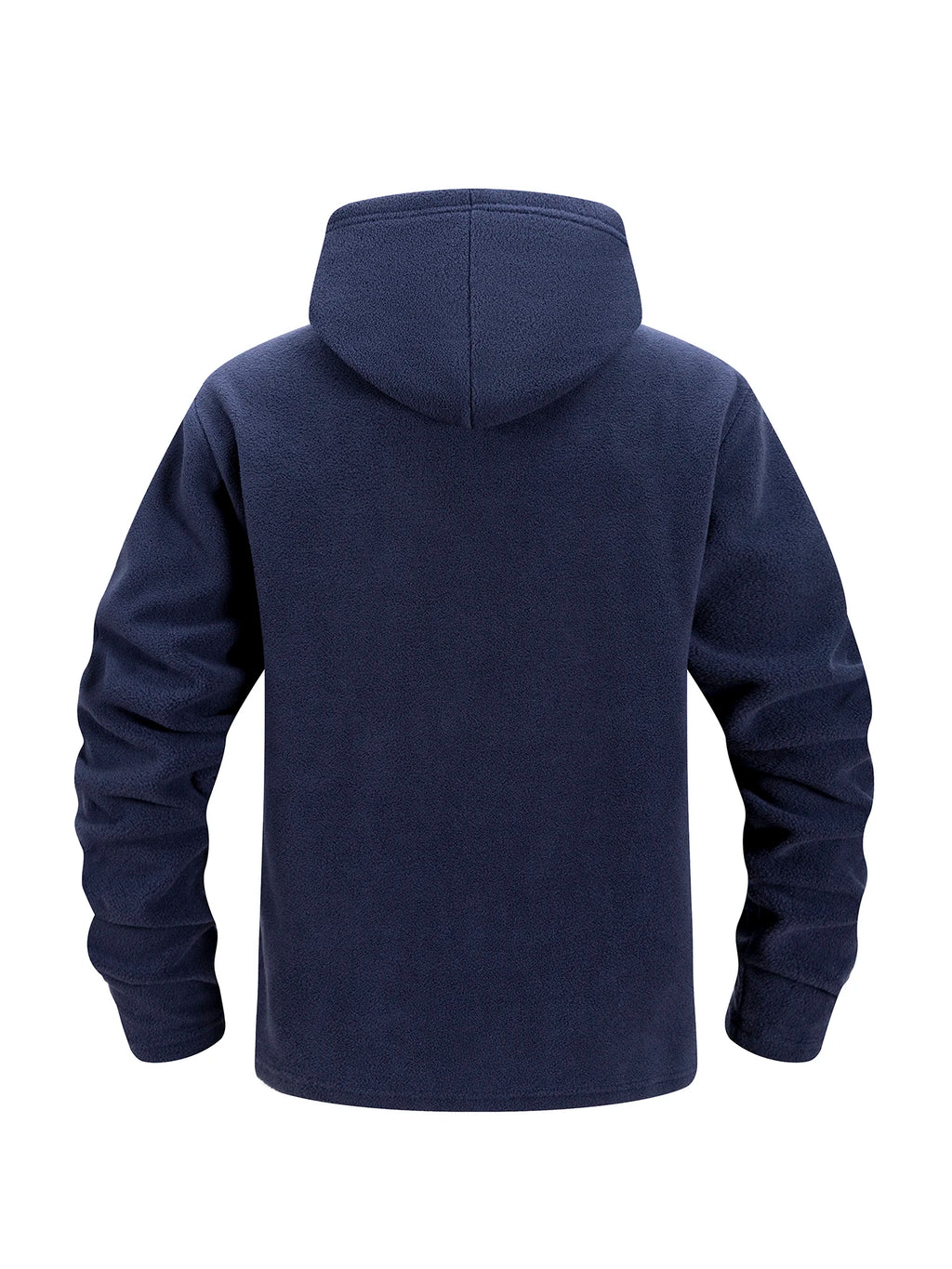 Men's Hooded Jacket Coat  Autumn Men Outdoor Hiking Biking Training Outwear Full-Zip Up Windproof Hooded Warm Work Coat