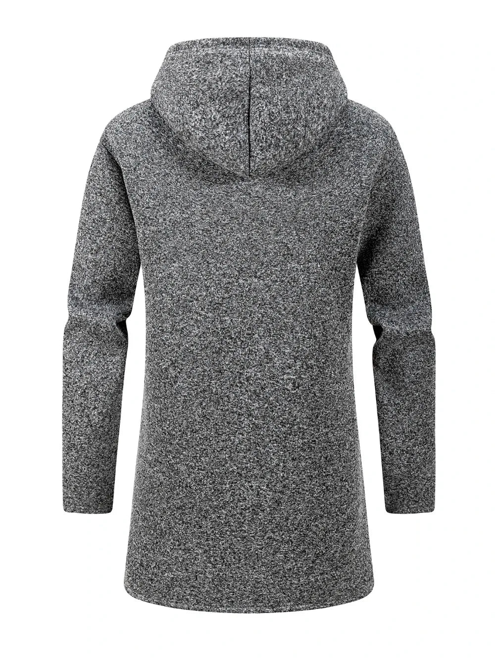 Winter Men's Thickened Hoodies Jacket Outdoor Warm Zipper Long Sleeve Sweatshirts Cardigan Streetwear Solid Color Tops Overcoat