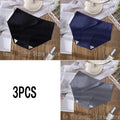 3 pieces of low-rise, seamless, solid-color underwear for women, comfortable, breathable and sexy