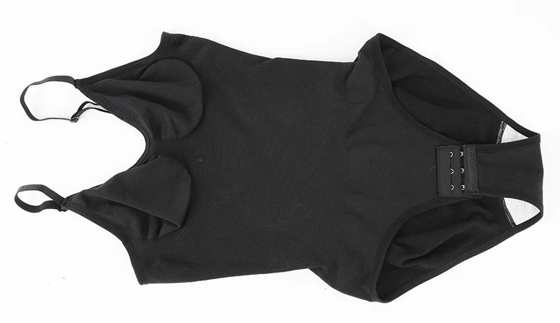 Low Back Bodysuits Shapewear for Women Open Crotch Body Shaper Seamless Tummy Control Push Up Corset Tank Top Backless Underwear