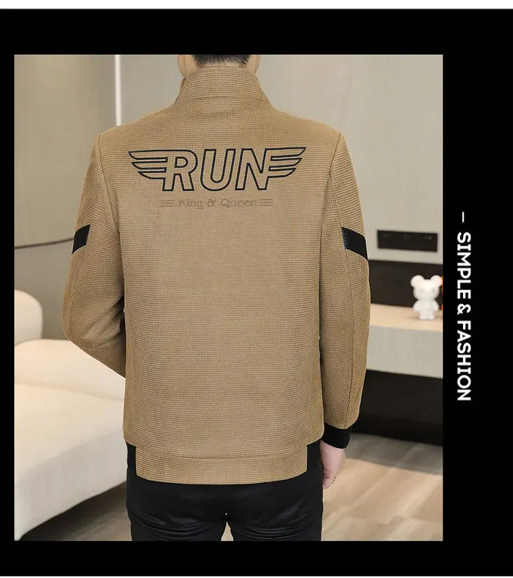 Autumn Winter Mens New Jackets Men Thicken Wool Liner Jacket Fleece Warm lapel Men Coats Casual Streetwear Outwear