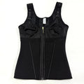 Shapewear Women Colombian Fajas Waist Trainer Tummy Control Vest Body Shaper 17 Steel Bones 3-Row Hooks Zipper Adjustable Strap