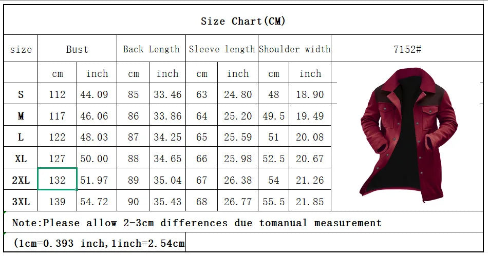 New Autumn Winter Men's Suede Color Matching Jackets Multi-pocket Lapel Casual Windproof Outerwear Vintage Warm Men Trench Coats