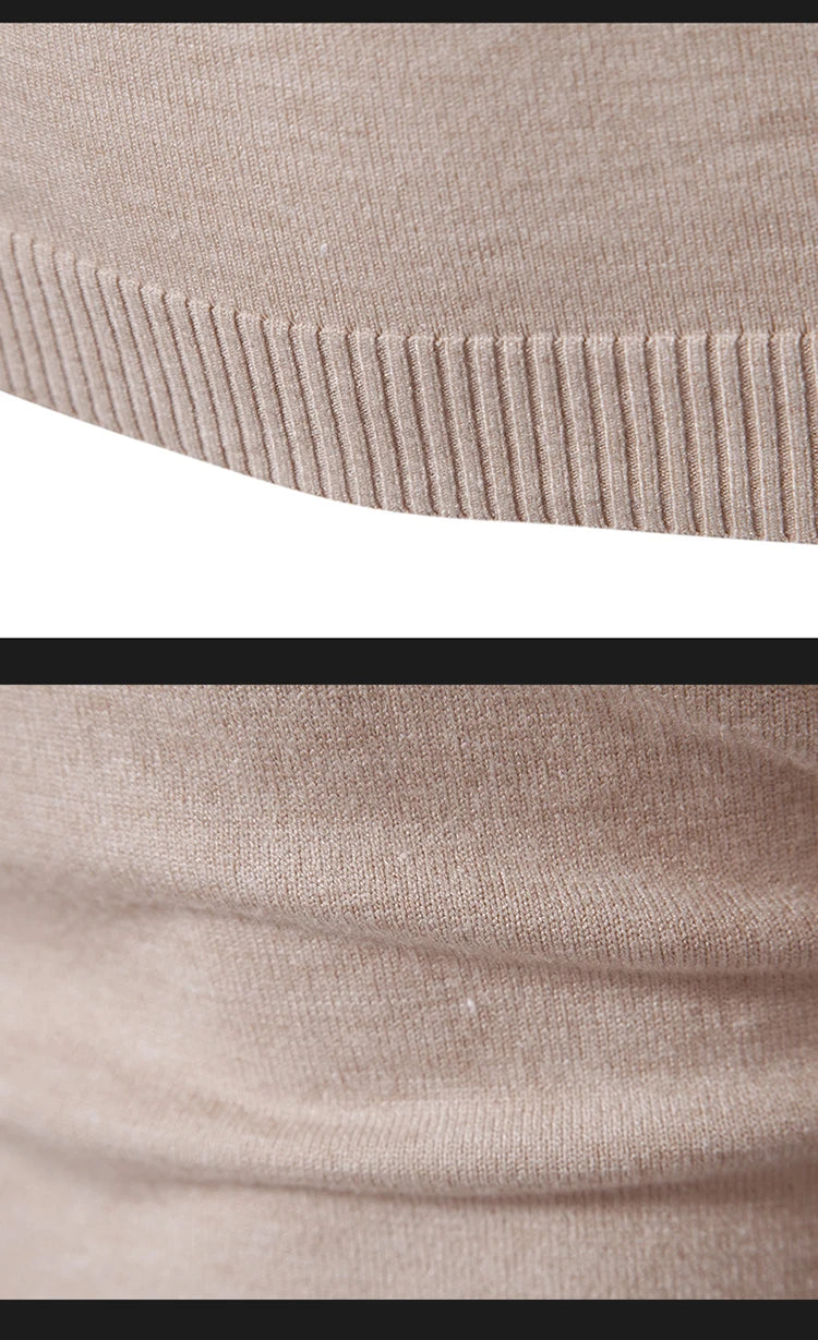 New Winter Turtleneck Thick Mens Sweaters Casual Turtle Neck Solid Color Quality Warm Slim Turtleneck Sweaters Pullover Men