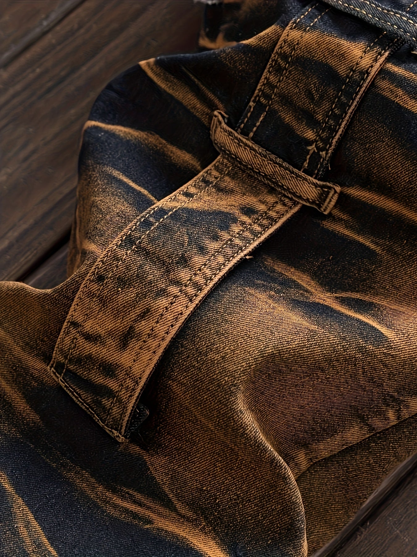 Men's Straight Cut Ripped Jeans, Fashionable Camouflage Jeans, Street Fashion Men Jeans Para Hombre, Designer Jeans for Men, Fashion Mens Clothing, Graphic Jeans Straight-Leg Wide-Leg Stretch All-Season Streetwear Y2K Vintage