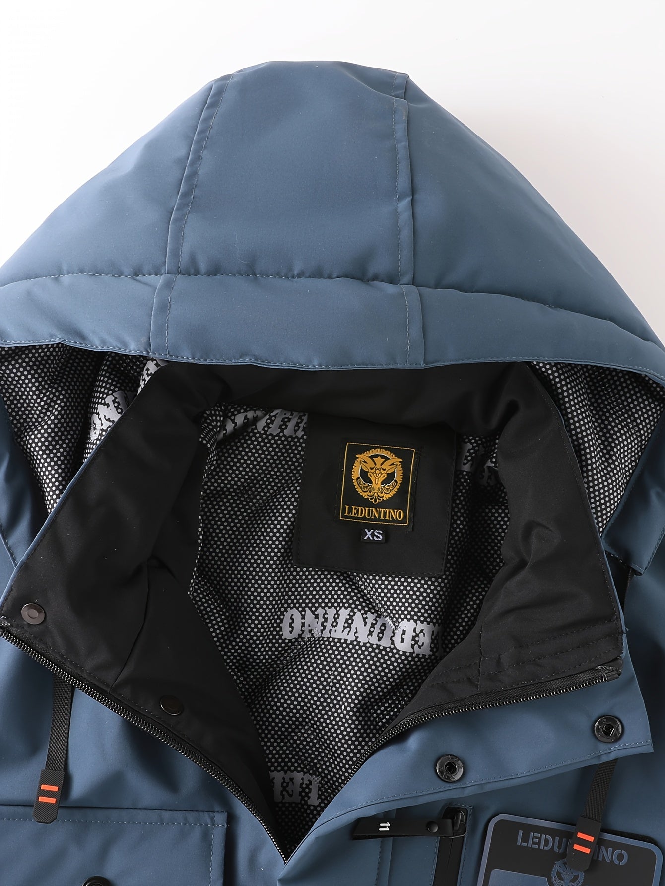 Men's Heavy-Duty Winter Padded Jacket with Detachable Hooded Vest-Like, Multi-Pocket Design & 3D Logo - Full-Zip Outdoor Coat for Skiing,M Snowboarding (White/Black, -Filled), Mens Winter Coats For Men, Winter Jackets For Men