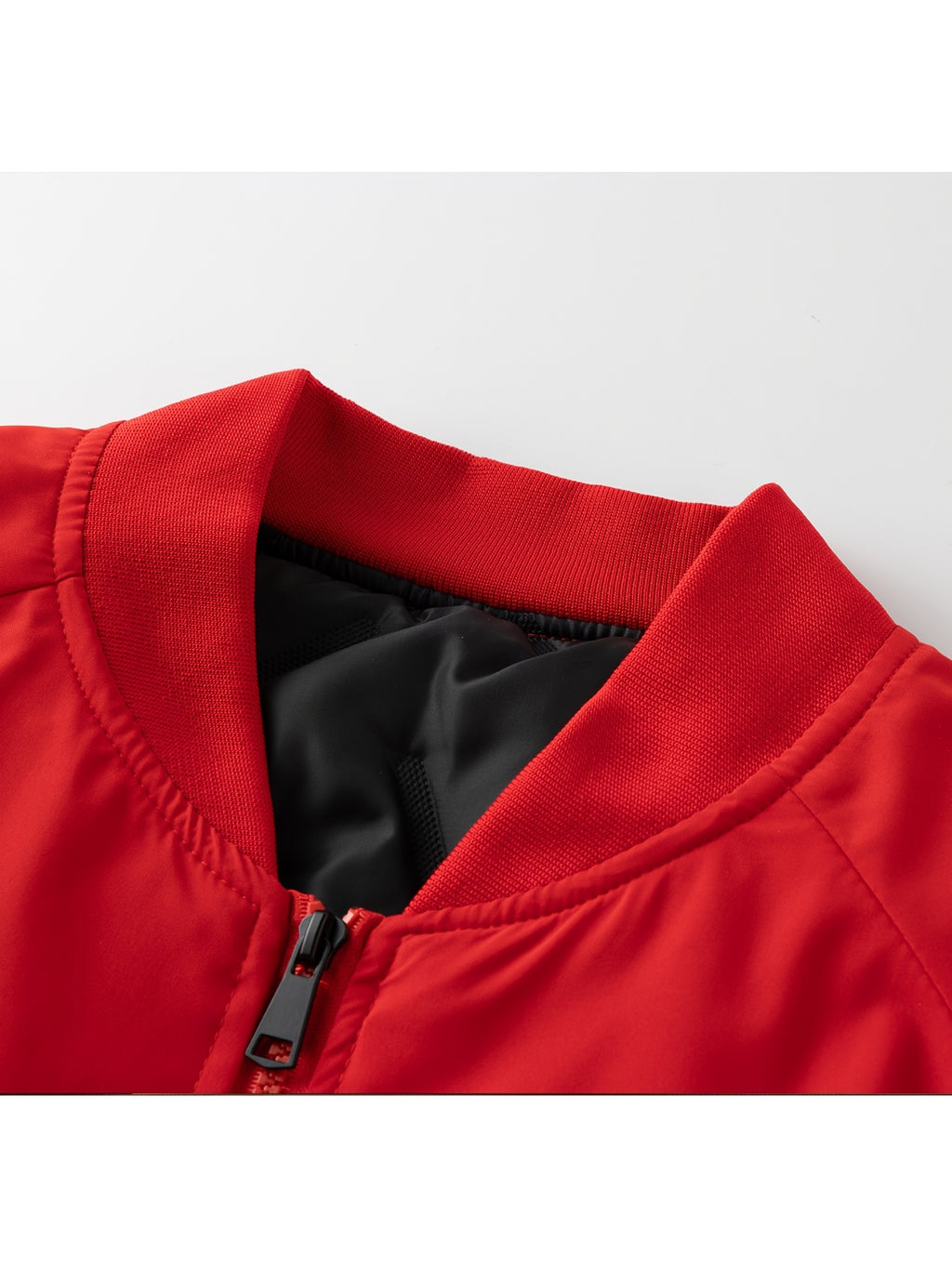 Men's Oversized Winter Bomber Jacket - Heavy-Duty Full-Zip Coat with Baseball Collar & Full-Length Zipper (0XL-7XL) - Large Size Chart, -Filled Pockets, Casual Cold Weather Outerwear for Big & Tall Men, PLUS SIZE, Mens Winter