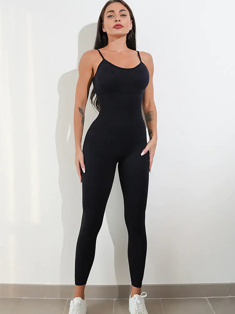 Women's Chic Spaghetti Strap Unitard